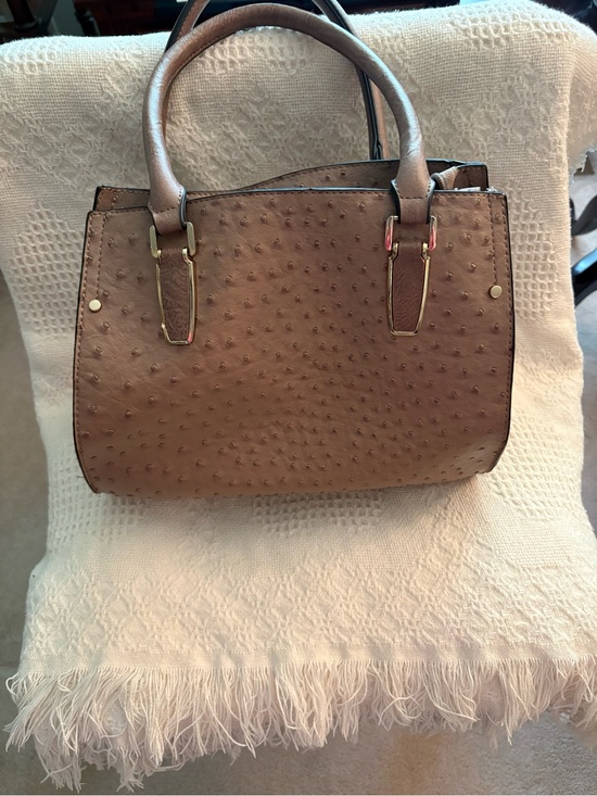 Handbags - Classic Brown Textured Women's Satchel